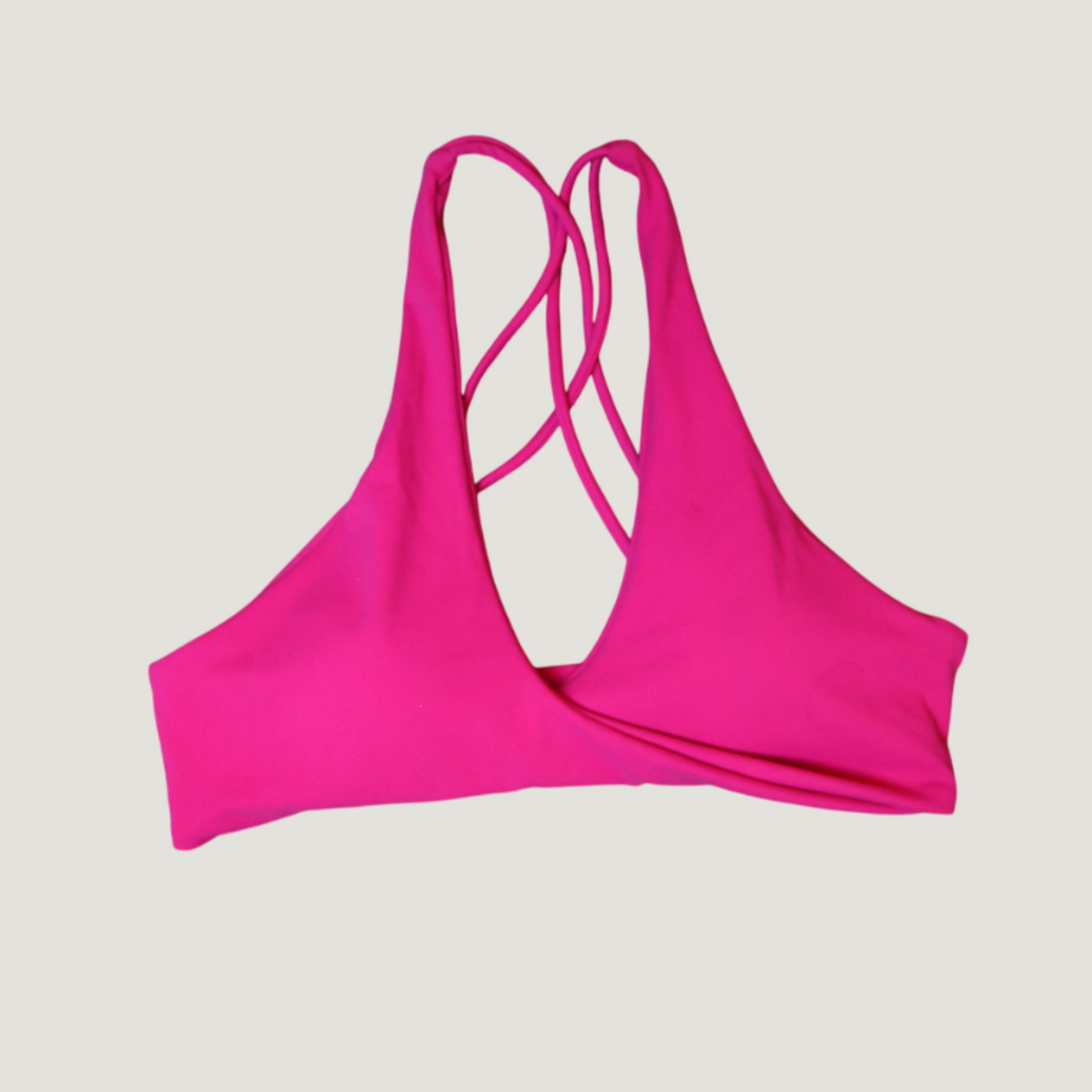 Icon Fuchsia Twist Sports Bra