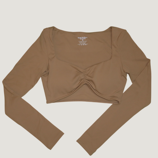 Women's Soft Long Sleeve Crop Top