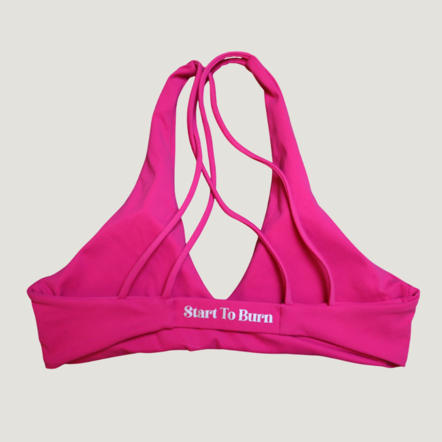 Icon Fuchsia Twist Sports Bra