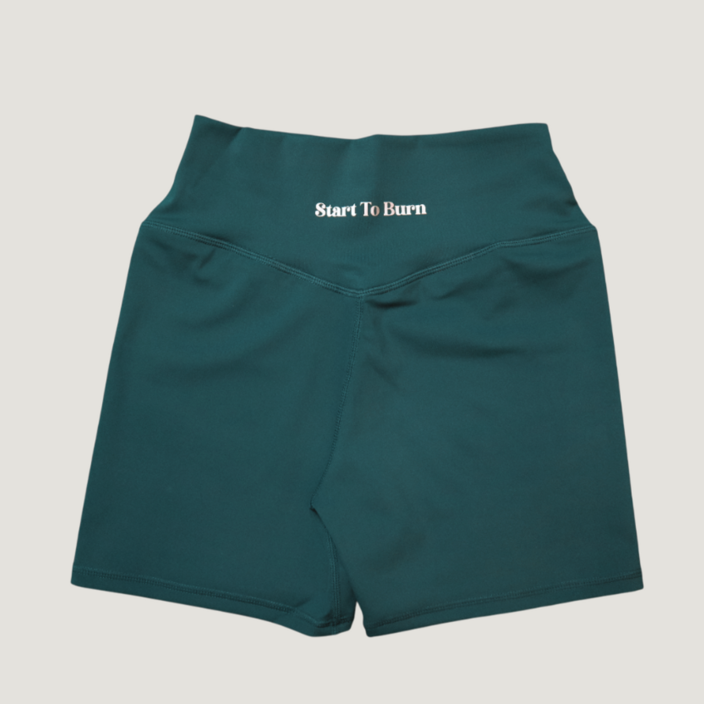 Taylor High Waist Define Biker Shorts in Jade Green